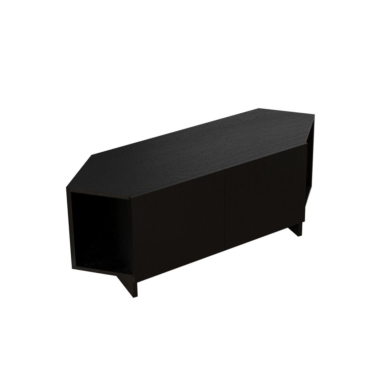 Bimossa B15 Ola Corner TV Unit for TVs up to 50 Inch, TV Stand with Storage Cabinet & Shelves, Space Saving Media Console for Living Room, Modern Corner Television Unit, 6 Colour Options