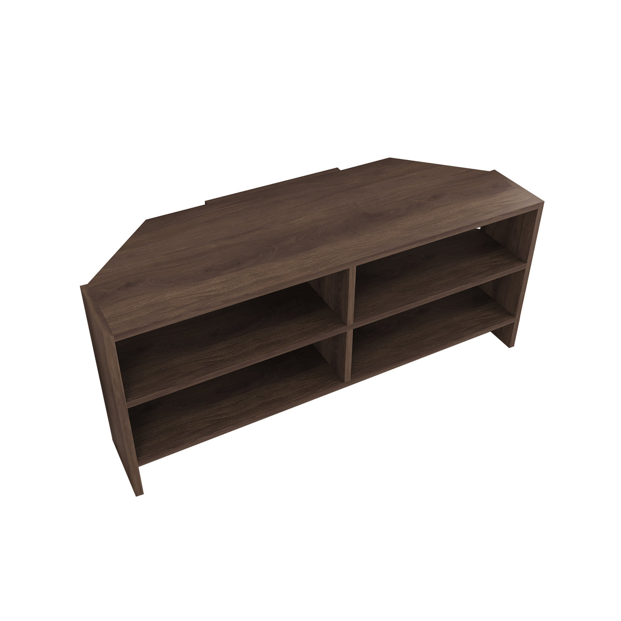 Bimossa B14 Roy Corner TV Unit for 43–48 Inch TVs, Modern Corner TV Stand Cabinet with Storage Shelves, Space Saving Media Console for Living Room, Compact Television Stand with 6 Colour Options