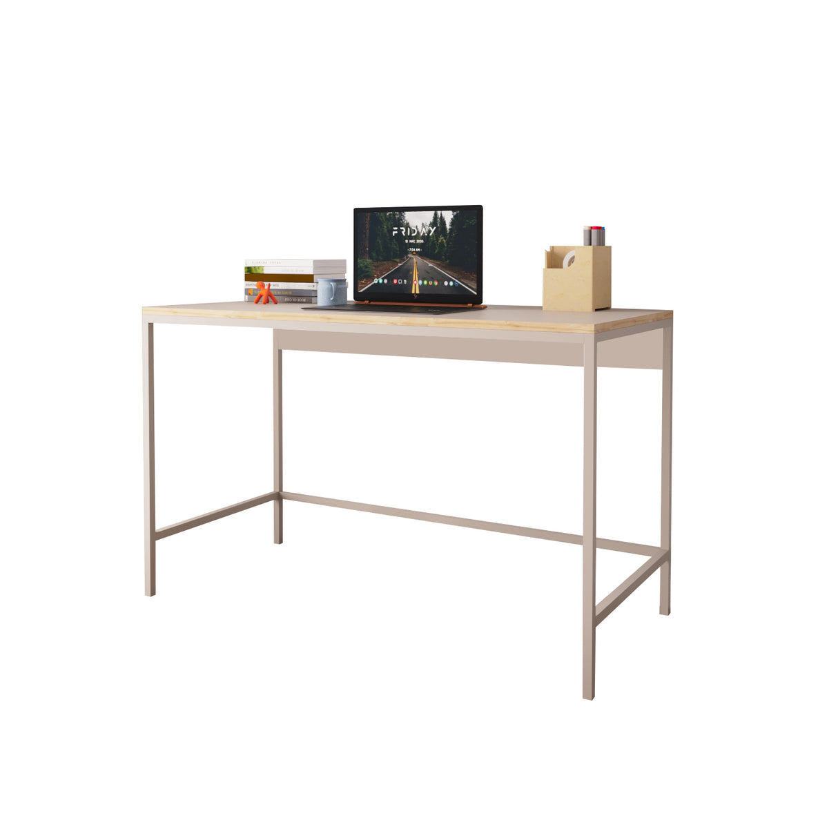 Bimossa S75 Viya Desk Blue - Light Grey - Black - Cinnamon
