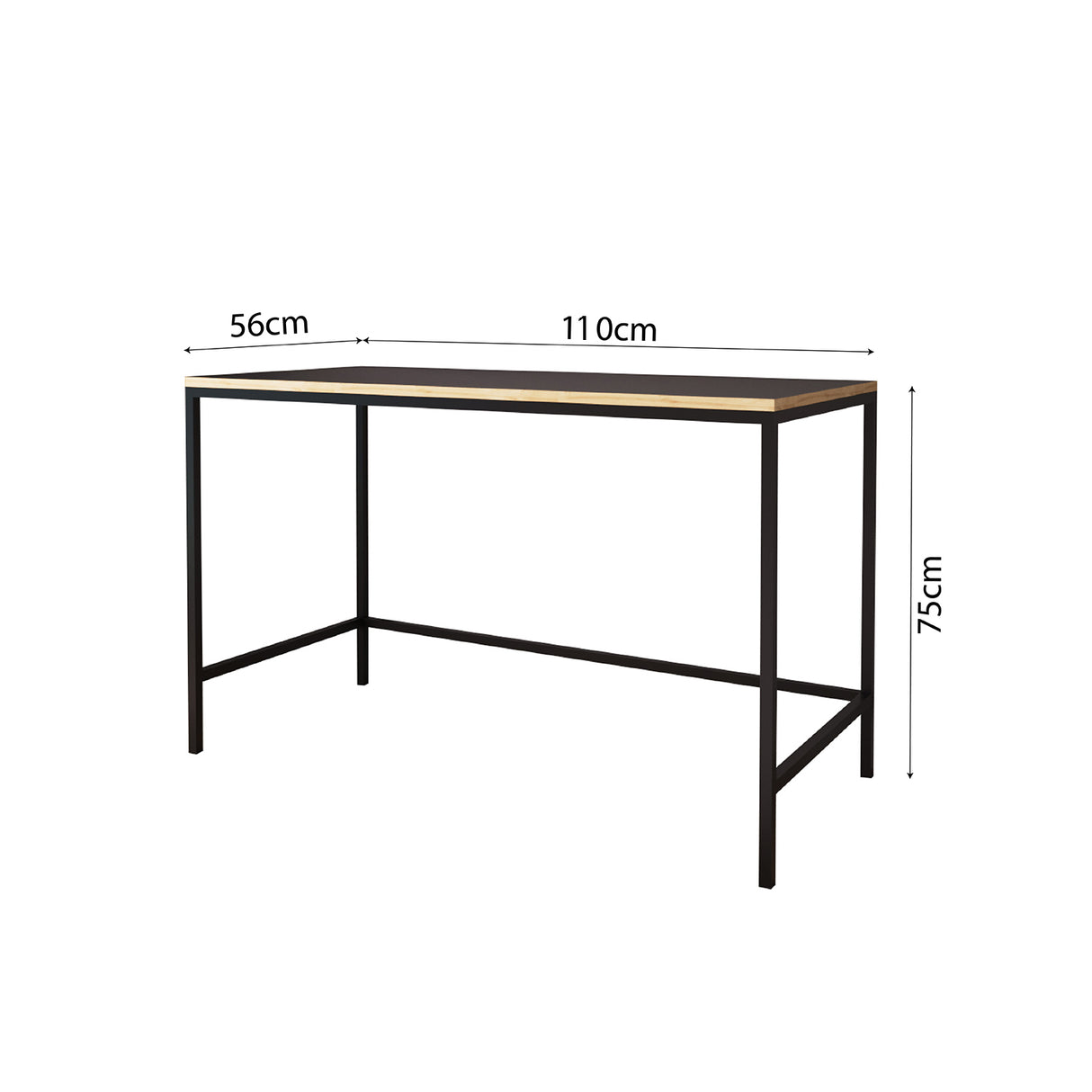 Bimossa S75 Viya Desk Blue - Light Grey - Black - Cinnamon
