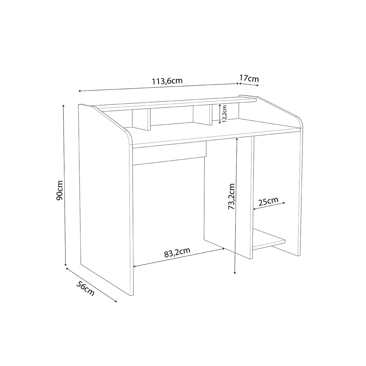 Bimossa S83 Nova Gaming & Study Desk