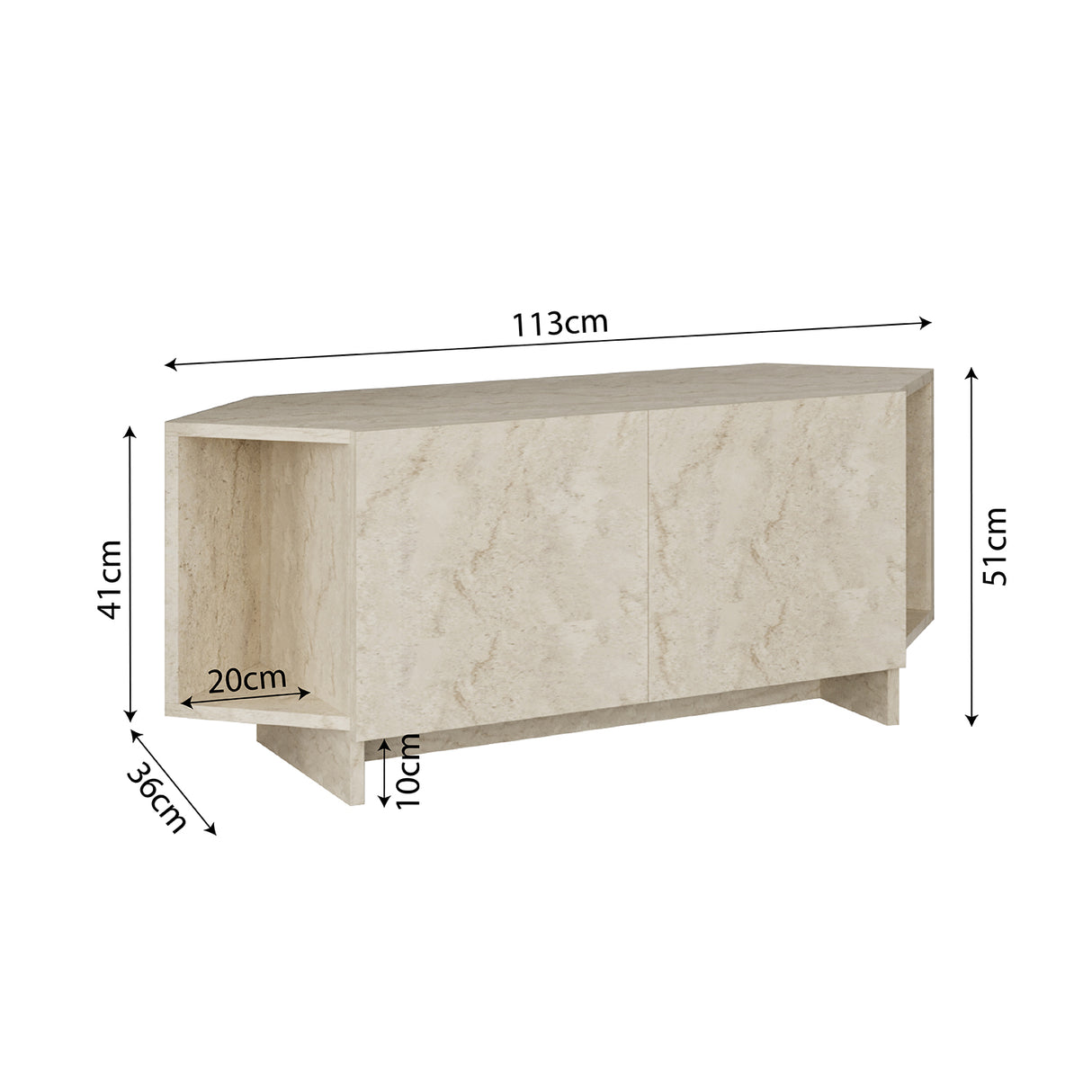 Bimossa B15 Ola Corner Tv Stand