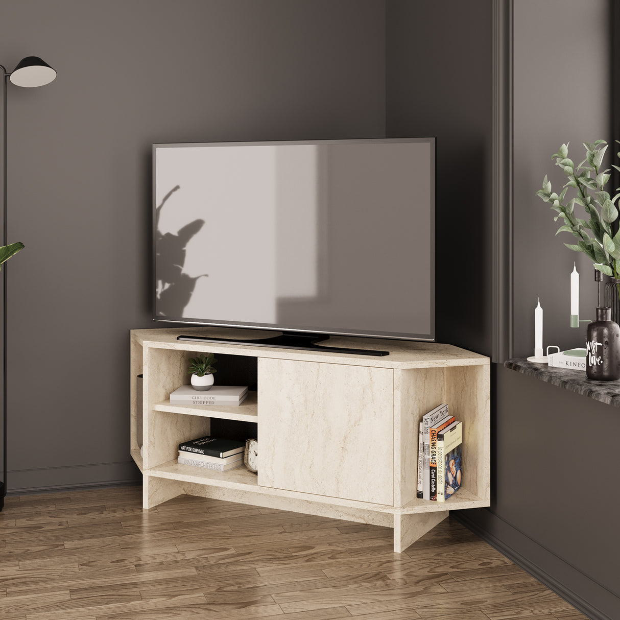 Bimossa B13 Teo Corner Tv Stand