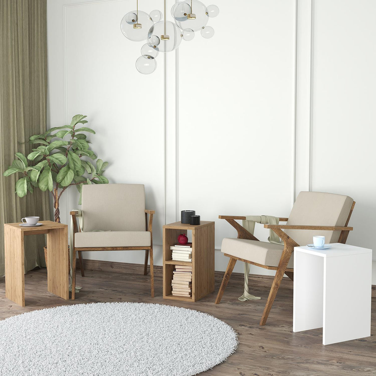 Bimossa O33 Fika Trio Coffee Table Set
